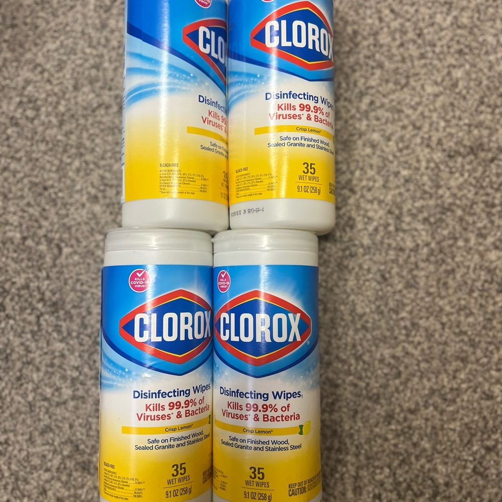 Clorox Crisp Lemon Disinfecting Wipes
